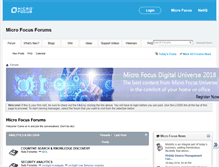 Tablet Screenshot of forums.novell.com